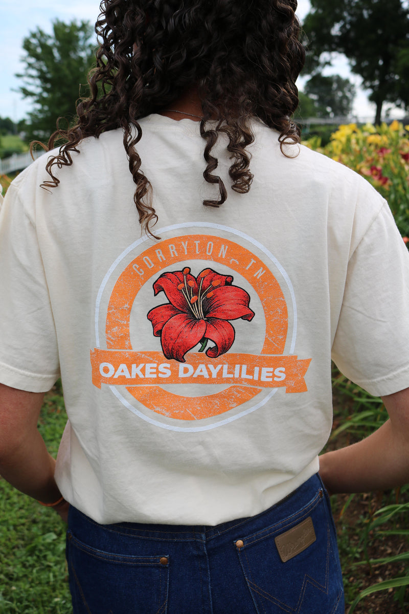 Rustic Orange Oakes Daylily T-Shirt