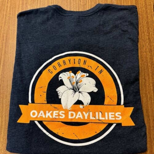 Oakes Daylilies company t-shirt